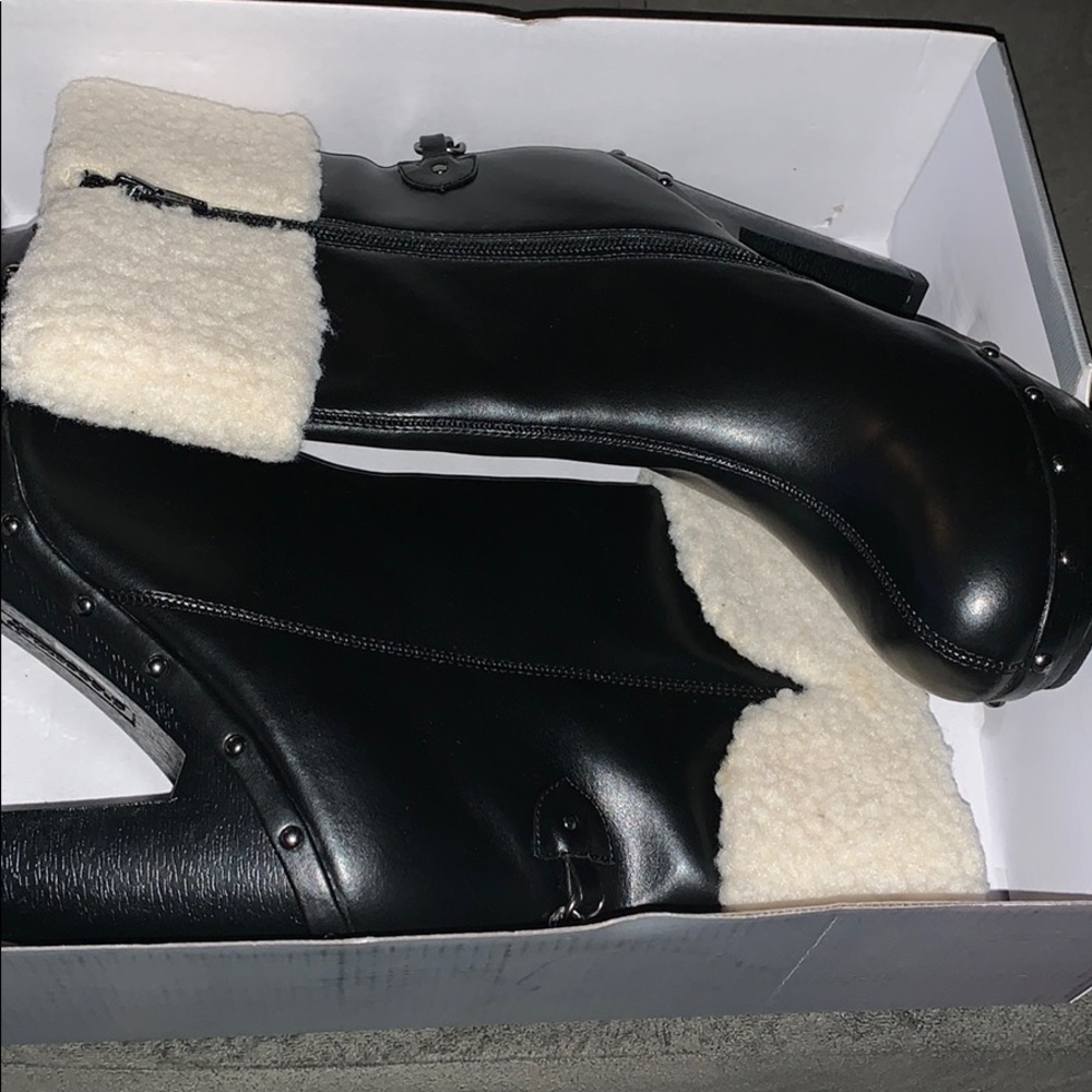 Women’s Black Shoedazzle Heeled Boots